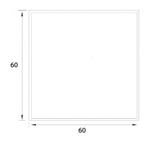 SL 221 - 60x60 PVC Kutu Profili Küçük Görsel