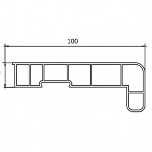 SL 231 - 100mm PVC Denizlik Profili Küçük Görsel