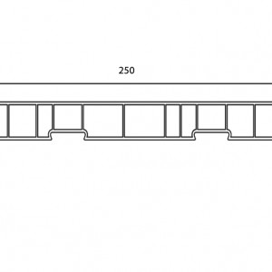 SL 234 - 250mm PVC Denizlik Profili Küçük Görsel