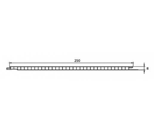 SLD 305 - 25'lik Düz PVC Lambiri Küçük Görsel